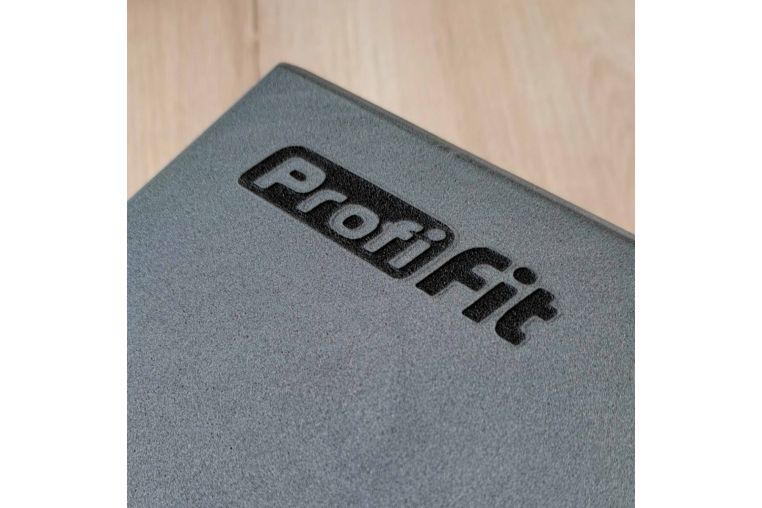 Блок для йоги серый PROFI-FIT фото 2