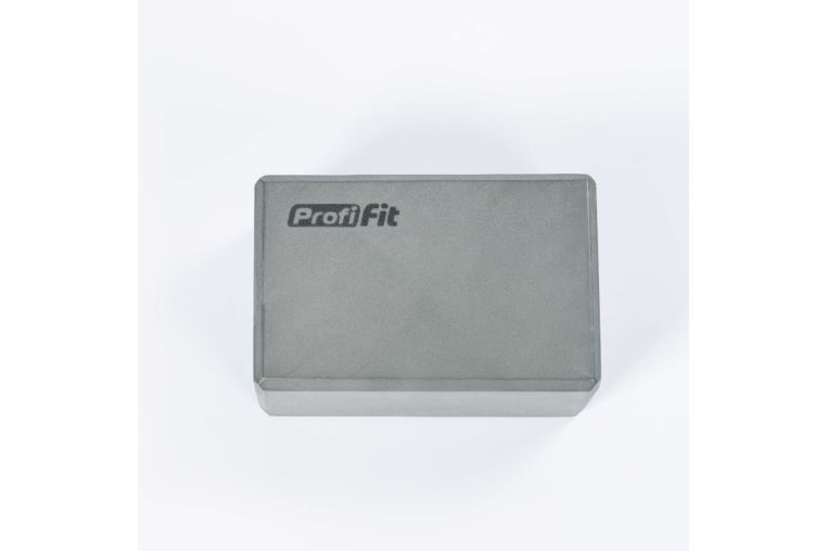 Блок для йоги серый PROFI-FIT фото 3