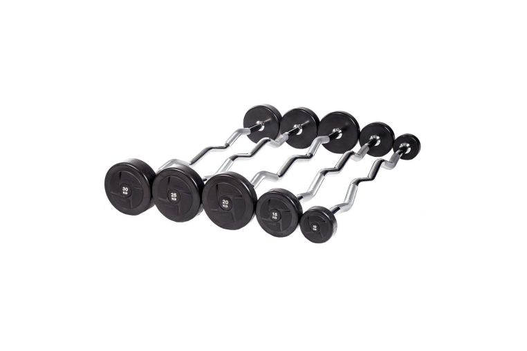 Набор изогнутых штанг POWER (шаг 5 кг, 5 шт) PROFI-FIT 10-30 кг 