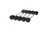 Набор прямых штанг POWER (шаг 5 кг, 5 шт) PROFI-FIT 35-55 кг