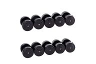 Гантельный ряд POWER (шаг 2,5 кг, 5 пар) PROFI-FIT 40-50 кг