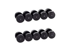 Гантельный ряд POWER (шаг 2,5 кг, 5 пар) PROFI-FIT 40-50 кг