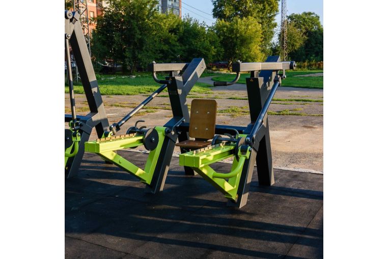 Power-1801.1 Уличный тренажер Жим вверх с переменной нагрузкой ZAVODSPORTA фото 2