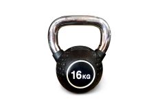 Гиря полиуретановая с хромированной ручкой Protrain KB2015-16